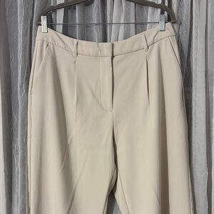 Women's Taylor Wide Leg Extra High
Rise trouser - Cream/tan
